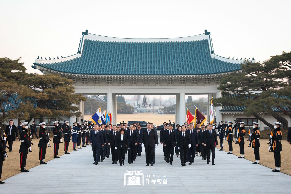 국립서울현충원 참배