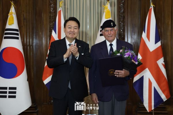 한국전 참전용사 국민포장 수여식